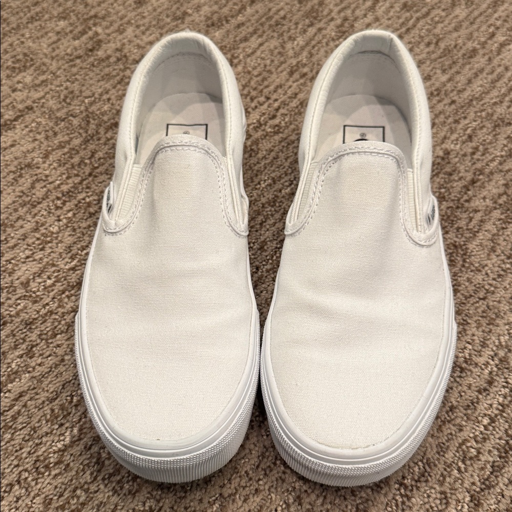 Vans Classic White Slip-On Shoes